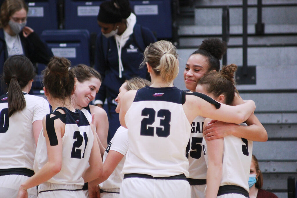 The Columbia College Cougars embrace
